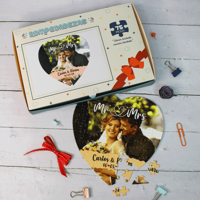 Rompecabeza personalizado corazón - MS Regalos Lima Peru