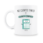 MS Regalos Personalizados | Taza Personalizada l No cuentes tanto Contador | My Sign Lima Peru