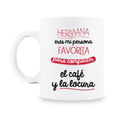 MS Regalos Personalizados | Taza Personalizada l Hermana eres mi persona favorita | My Sign Lima Peru