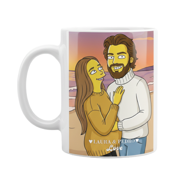 Taza Personalizada | Estilo Simpsons