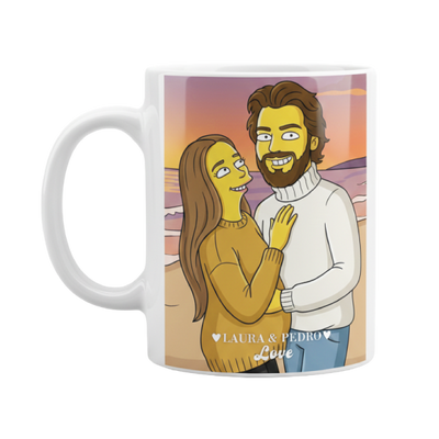 Taza Personalizada | Estilo Simpsons