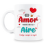 MS Regalos Personalizados | Taza Personalizada | El amor esta en el aire | My Sign Lima Peru