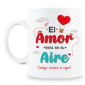 MS Regalos Personalizados | Taza Personalizada | El amor esta en el aire | My Sign Lima Peru