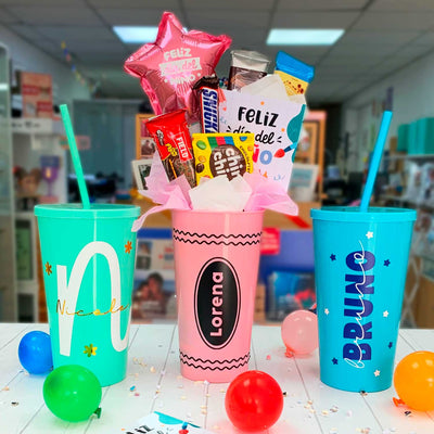 vaso dia del niño - MS Regalos Personalizados Lima