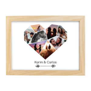 Cuadro personalizado con foto para parejas o amistades - kuadro